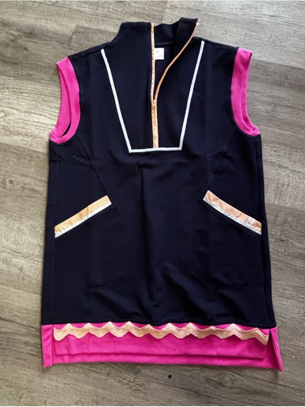 Simply Southern Drew Dress Navy Womens L sleeveless coquette summer cottagecore - Picture 2 of 7